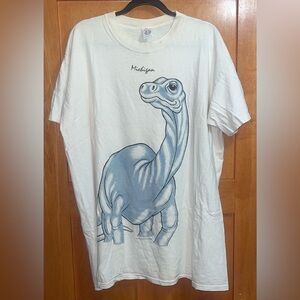 Vintage 1993 Heartland Apparel Brachiosaurus Graphic Tee One Size Fits Most